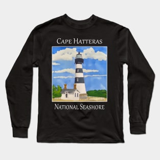 Cape Hatteras National Seashore Lighthouse Long Sleeve T-Shirt